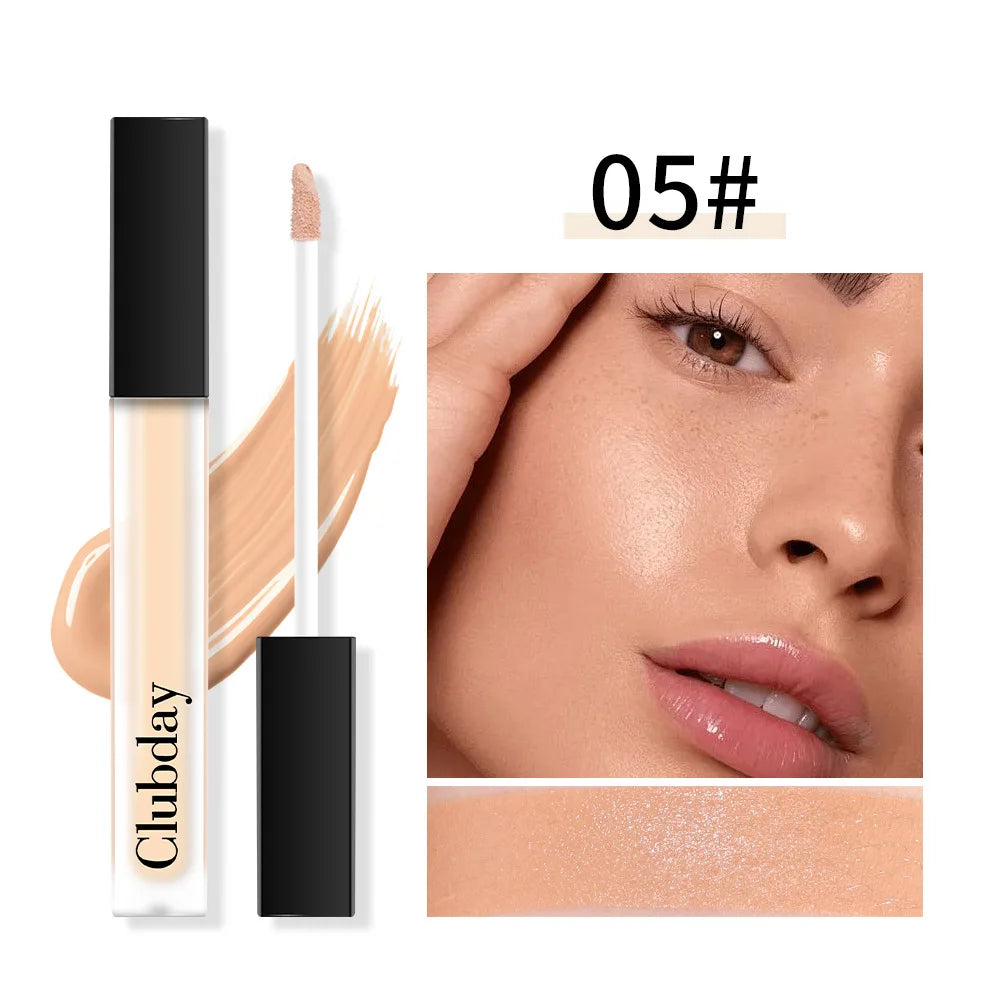 Liquid Concealer - Lightweight Eye Coverage for Dark Circles & Tattoos, Waterproof Buildable Formula, Single Shade Tube Makeup