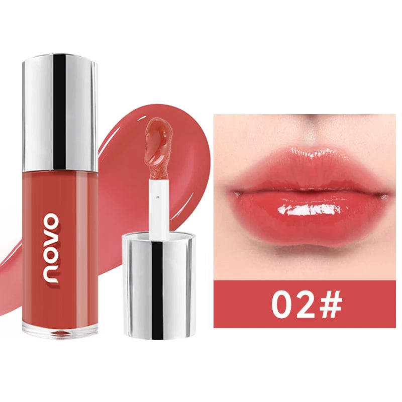 Mirror Glossy Lip Gloss Moisturizing And Long-Lasting Non-Stick Cup Lipstick, Rich Color, Blush, Brightening And Plumping,