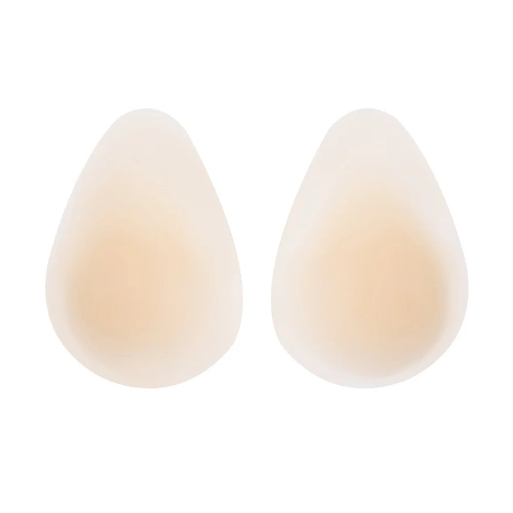 No Glue Sticky Nipple Cover Plunge Droplet Invisible Bra Ultra Thin Seamless Silicone Nubra Stickers Lifting Breast Pads Pasties