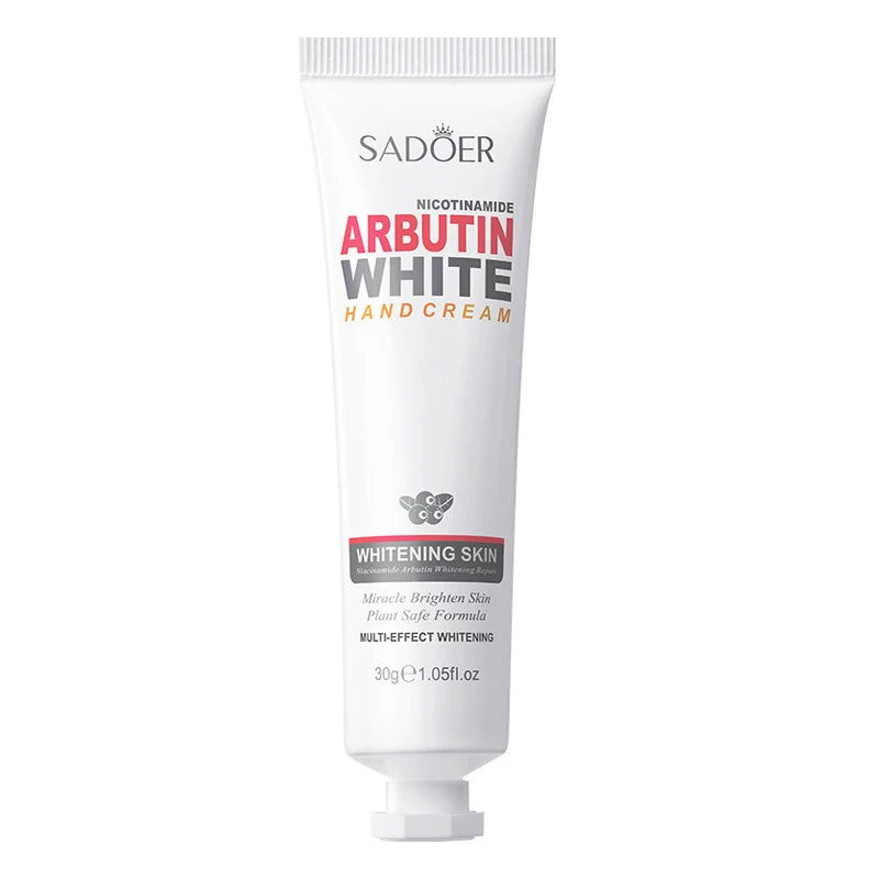 1/2pcs SADOER Niacinamide Arbutin Hand Cream Moisturizing Non Greasy Nourishing Anti Dry Crack Hydrating Hands Skin Care