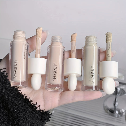 Flawless Finish Liquid Concealer Full Coverage for Blemishes Dark Circles & Freckles Smooth Application Long-Lasting,