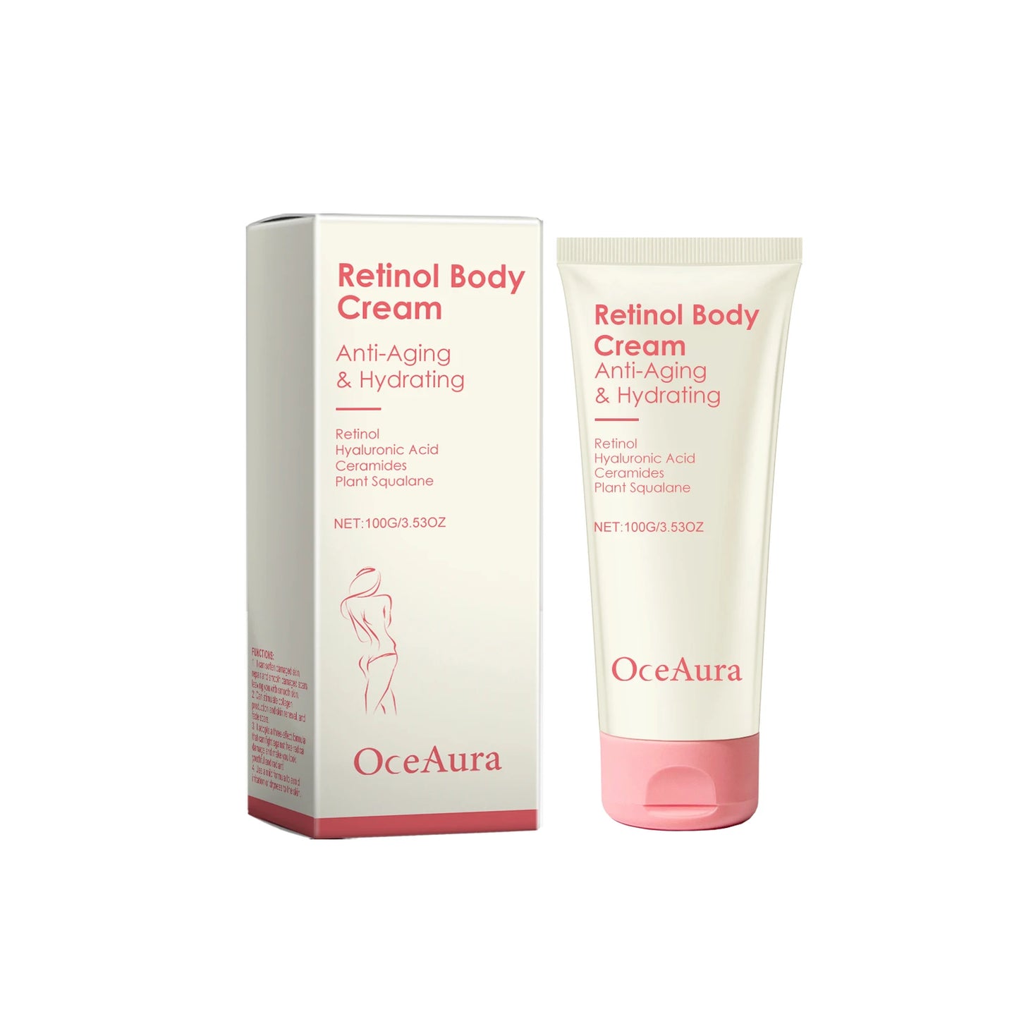 Retinol Tightening Body Lotion Anti-Wrinkle Repair Improve Sagging Skin Remove Cellulite Nourish Lift Firming Moisturizing Cream
