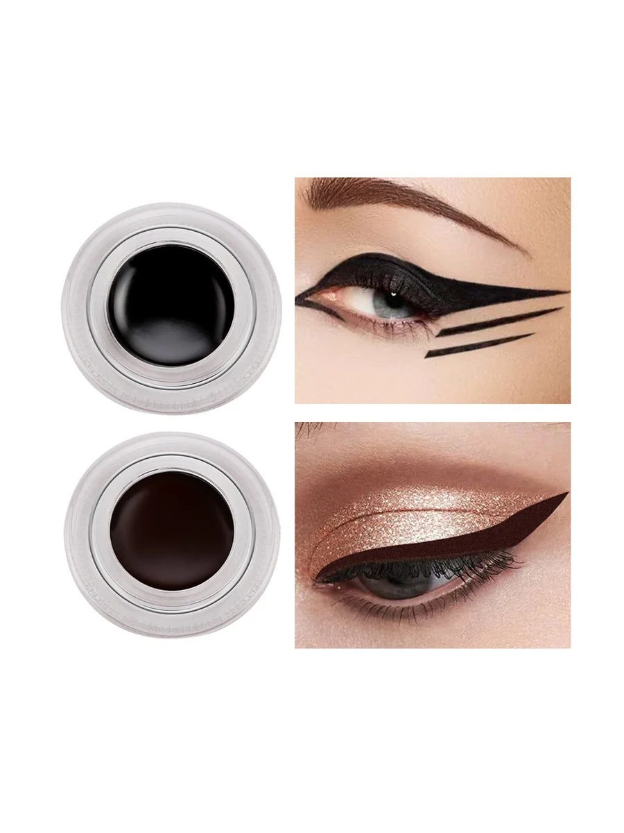Miss Rose Black Eye liner Pen Makeup Gel Eye Shadow Eyeliner Kajal Eye Shimmer Cosmetics