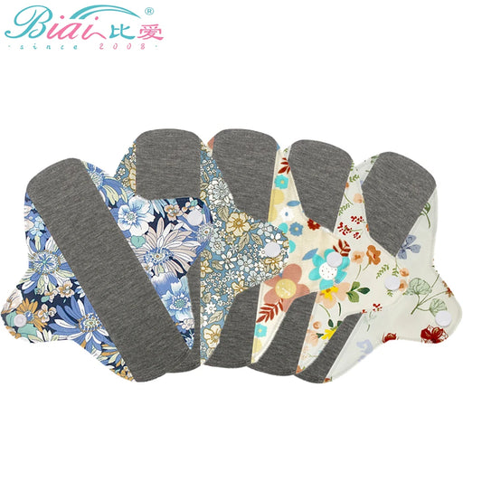 BIAI Sensitive Skin Resuable Sanitary Napkin Ultra Thin Graphene Feminine Menstrual Cloth Pads For Female Cloth Panty Liner