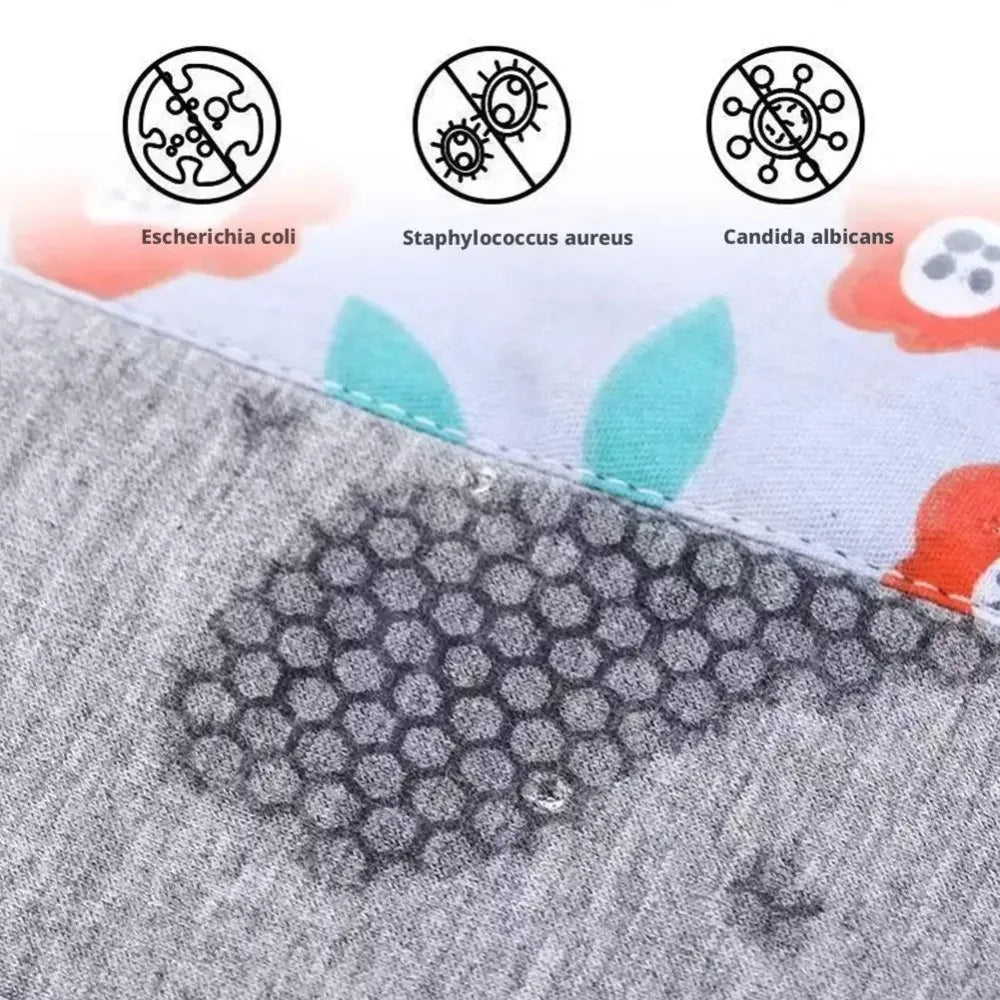 4 Pieces Reusable Graphene Incontinence Pads - Leak-Proof, Washable Sanitary Napkin for Elderly Care and Mobility Support