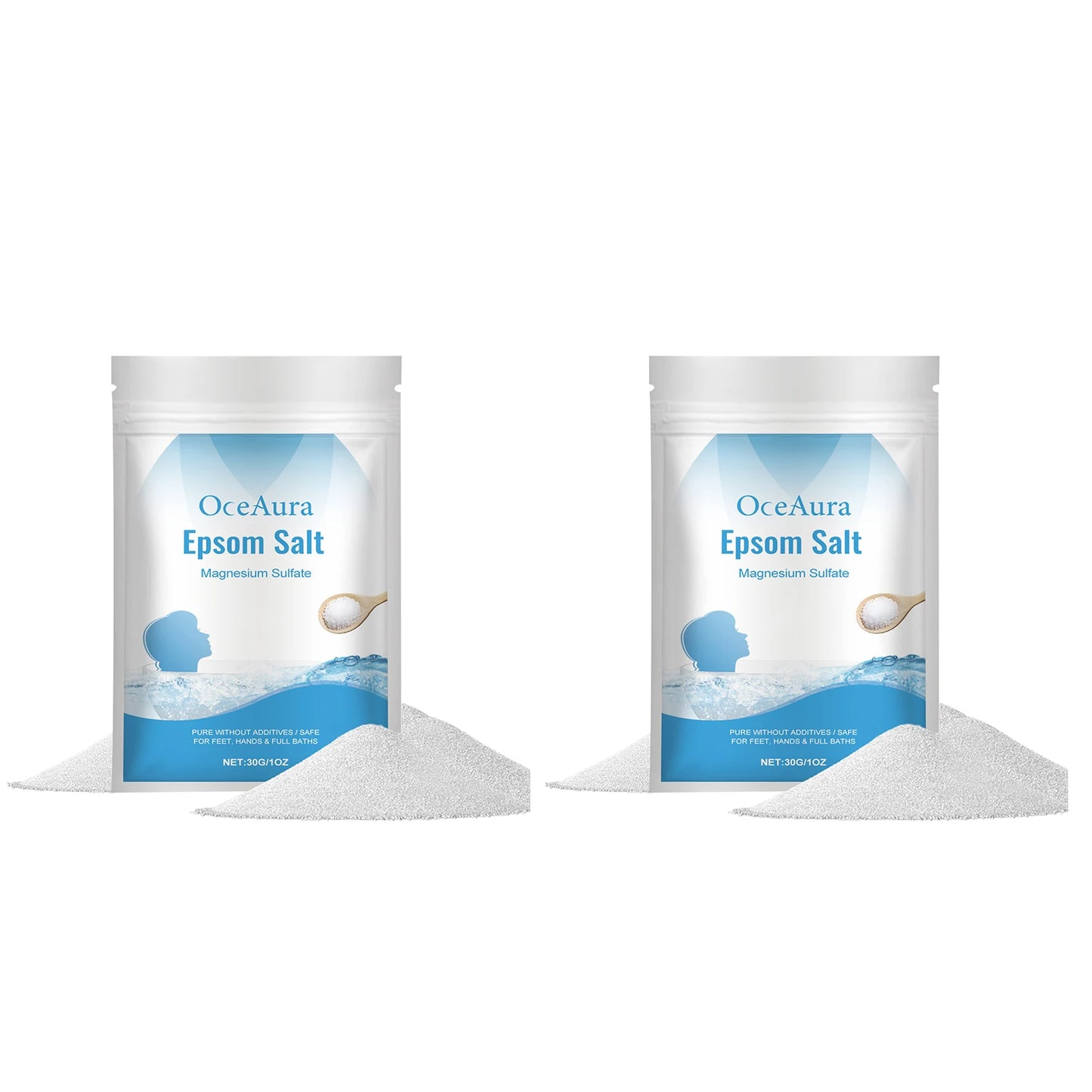 Magnesium Bath Salt Exfoliating Deep Cleansing Mood Nervous Relief Hydrating Smoothing Softening Better Sleep Relaxing Skin Care