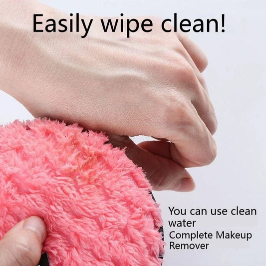 1/4pcs Makeup Remover Microfiber Cotton Pad Cosmetics Washable Makeup Towel Cleaning Sponge Skin Care Tool Washcloth