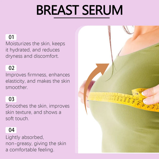 HOYGI Breast Firm Serum Nourishing Smoothing Boost Skin Elasticity Improve Skin Texture Moisturizing Lift Chest Massage Cream