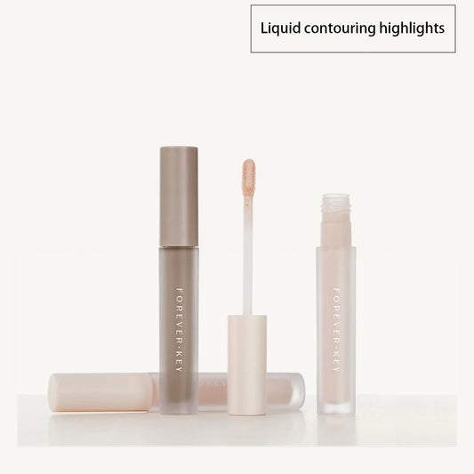 Foreverkey Liquid Toner Nose Face Shadow Toner Highlighters Shadow Brightening Cosmetics Make Up Brush Make UpFor Face