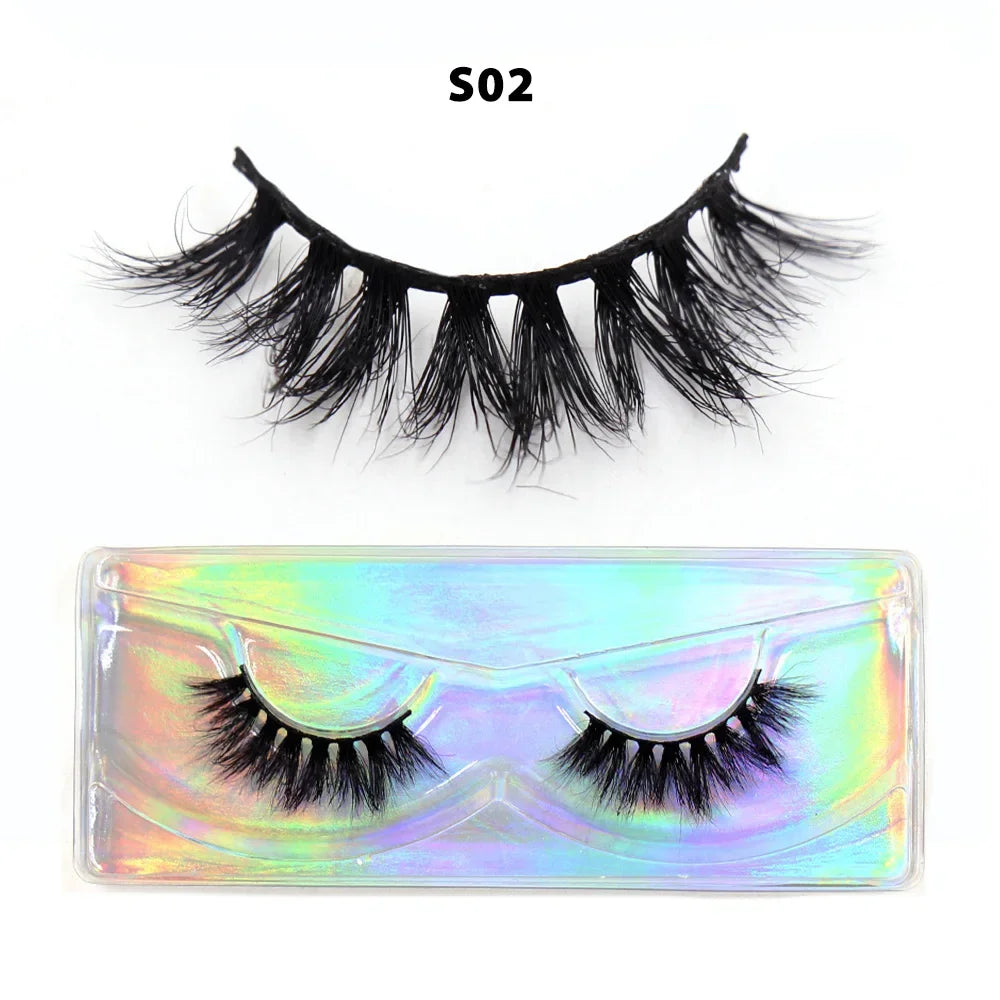 Half Eey Lashes Soft Mink Lashes Reusable Foxy Eyes False Eyelashes Natural Fluffy Makeup Tools Extension Fake Lashes Maquiagem
