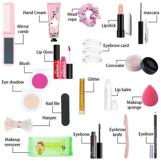 Christmas Advent Calendar 2023 Makeup Tools Countdown Calendar Gift Boxes Lipstick Eye Shadow Concealers Makeup Cosmetics Set