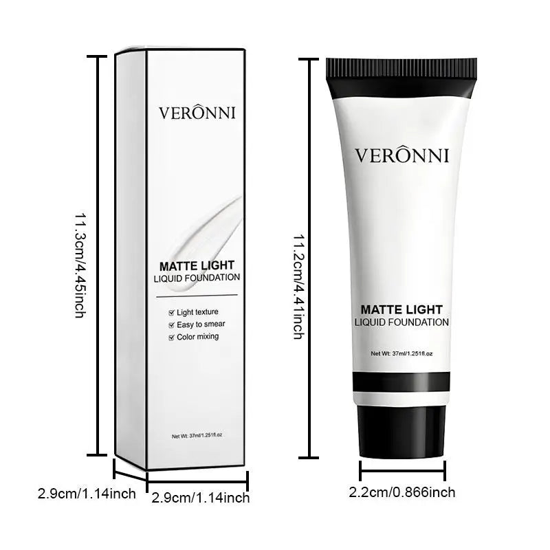 Foundation Blending Liquid Toner Matte Light White Liquid Foundation Blending Pure White Brightening Makeup For Cosplay Festival