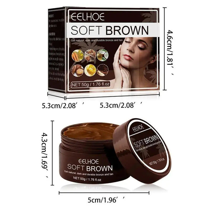 Tanning Accelerator Cream Intensive Brown Tanning Gel Self Tanning Lotion Tan-boosting Butter Self-tanning Lotion Achieve A