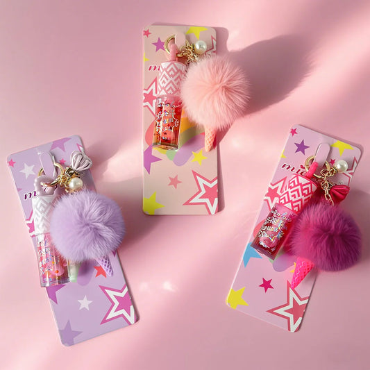 Three Colors Randomly Sent Moisturizing Lip Gloss Lip Oil: Light and Comfortable, Long - Lasting, Makeup Mirror Effect Christmas