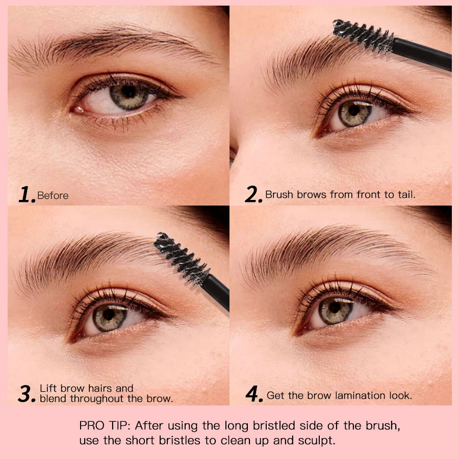 Waterproof Transparent Gel Eyebrow Styling Cream Long Lasting Fixing Natural Makeup Clear Liquid Eyebrow Styling Cream Cosmetic
