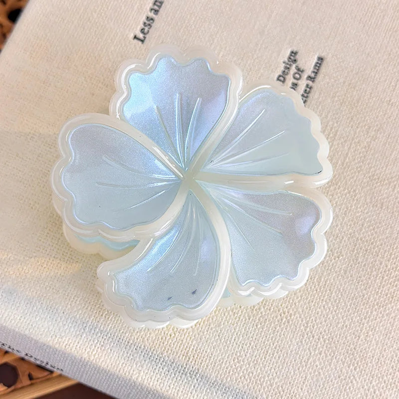 Hot New Arrival: Colorful Glittering Cabbage Flower Hair Clip Beach Vacation Style Back-of-Head Hair Accessory