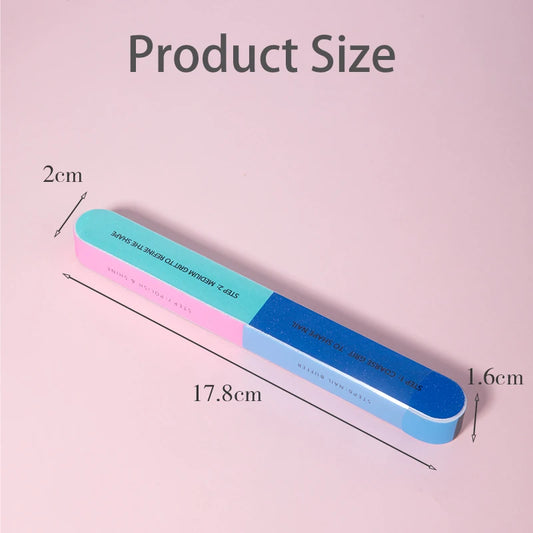 3/5/7/10pcs Nail File Seven Sided Polishing Tools Manicure Pedicure Professional Files Nail Art Sanding Buffer Block Nail Tools