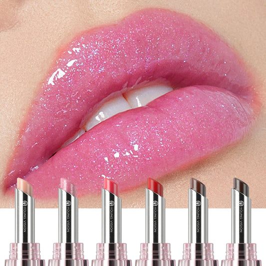 YOUNG VISION 6 Colors Fine Shimmer Nourishing Light Lipstick Long Lasting Colors Easy to Apply Lip Moisturizing Lipstick