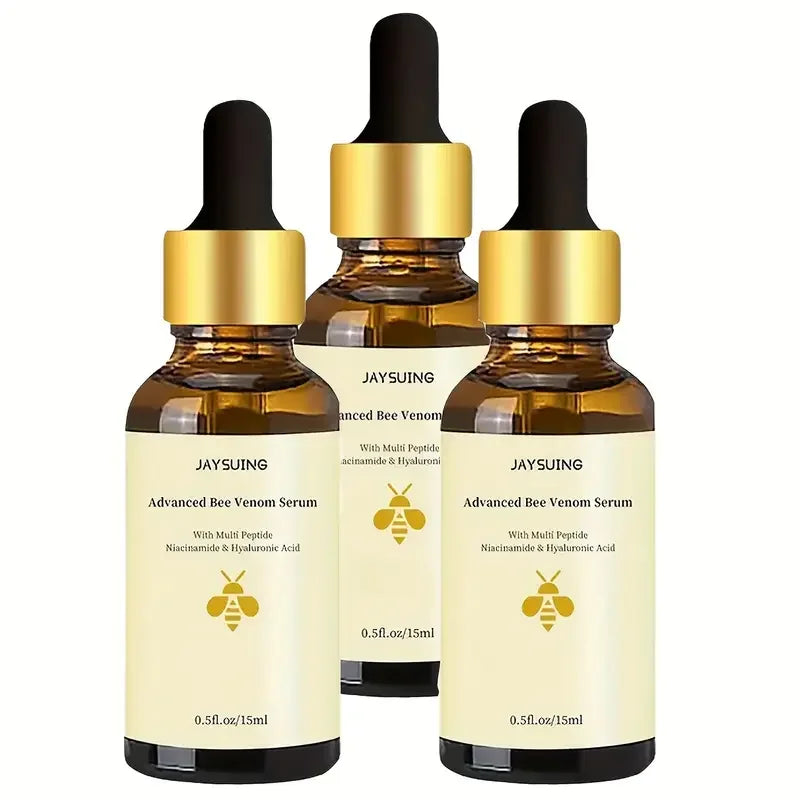 1/2/3pcs Advanced Bee Venom Serum Moisturizing Anti Aging Reduce Fine Line Damaged Skin Repair Facial Cream Nourishing Skin Care