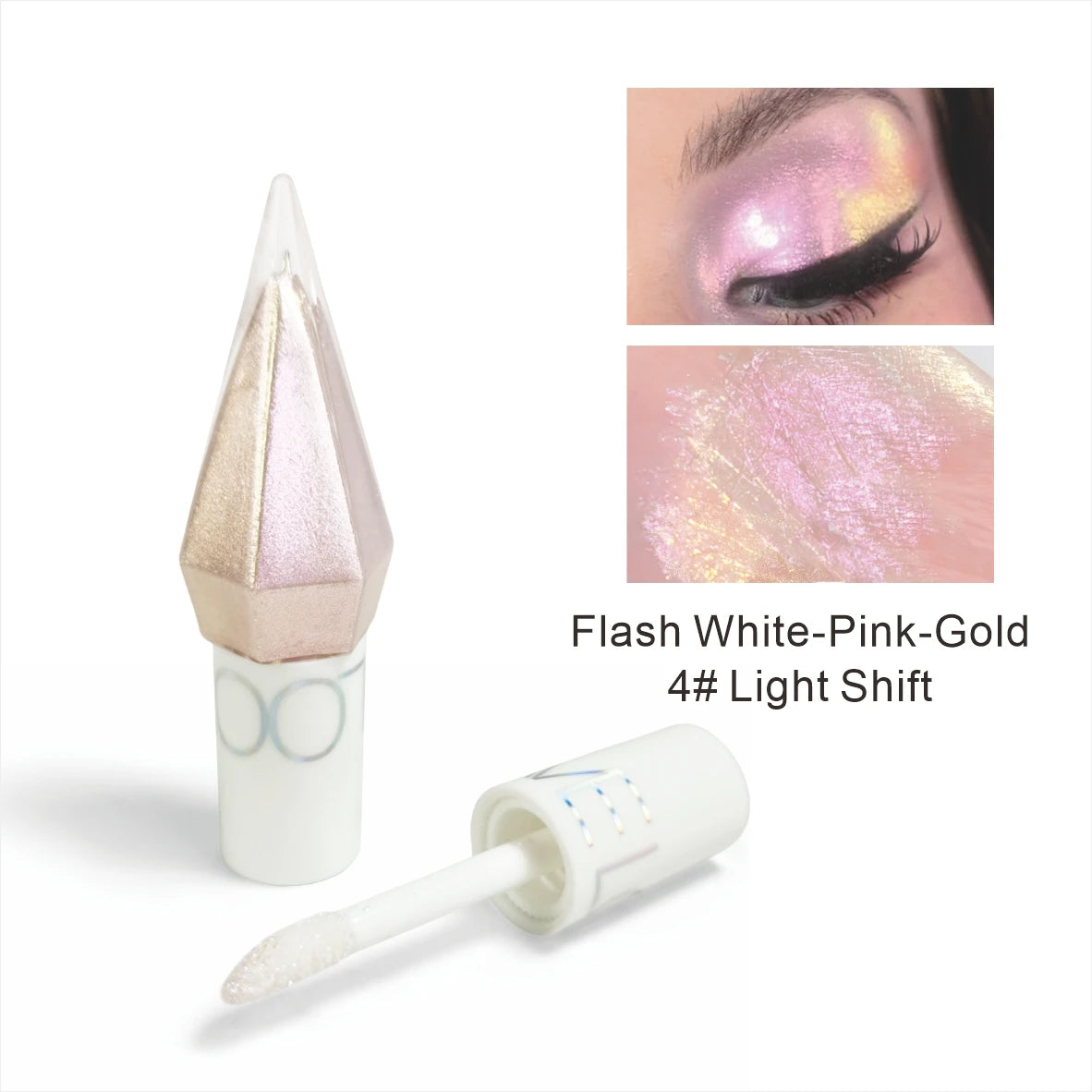 Waterproof Optical Chameleon Liquid Eyeshadow Gradient Glitter Eyeshadow Makeup Polarized Change Color Eyeshadow Liquid Cosmetic