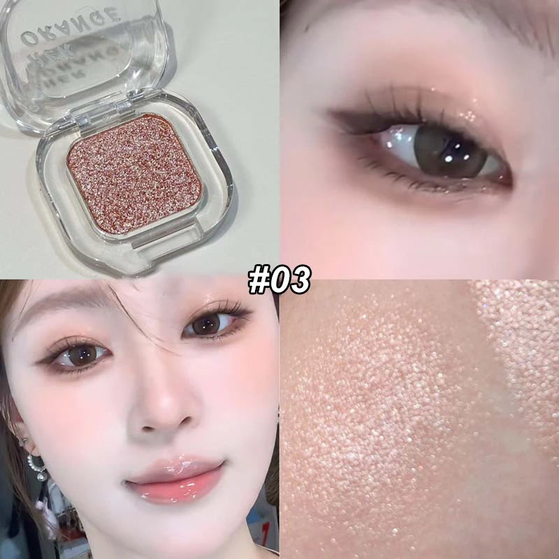 Red Brown Monochrome Eyeliner Eyeshadow Powder Palette Silky Matte Chocolate Lying Silkworm Eyeliner Waterproof Aegyo-sal Makeup