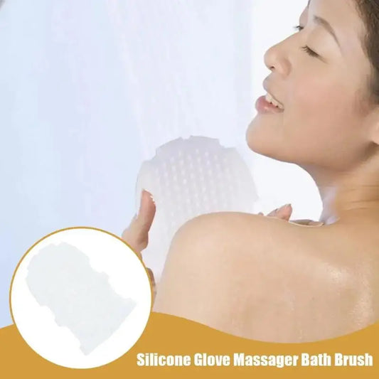 NewShower Gloves Bath Scrub Remover Body Exfoliating Massage Shower Brush Silicone Bath Brush Skin Clean Silicone Bath Brushes