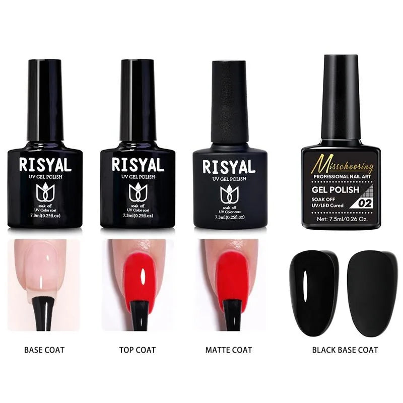 Cat Eye Gel Nail Polish 6 Colors Holographic Glitter Gel Polish Set With Magnet Translucent Gel Nail Polish Home Manicure Salon