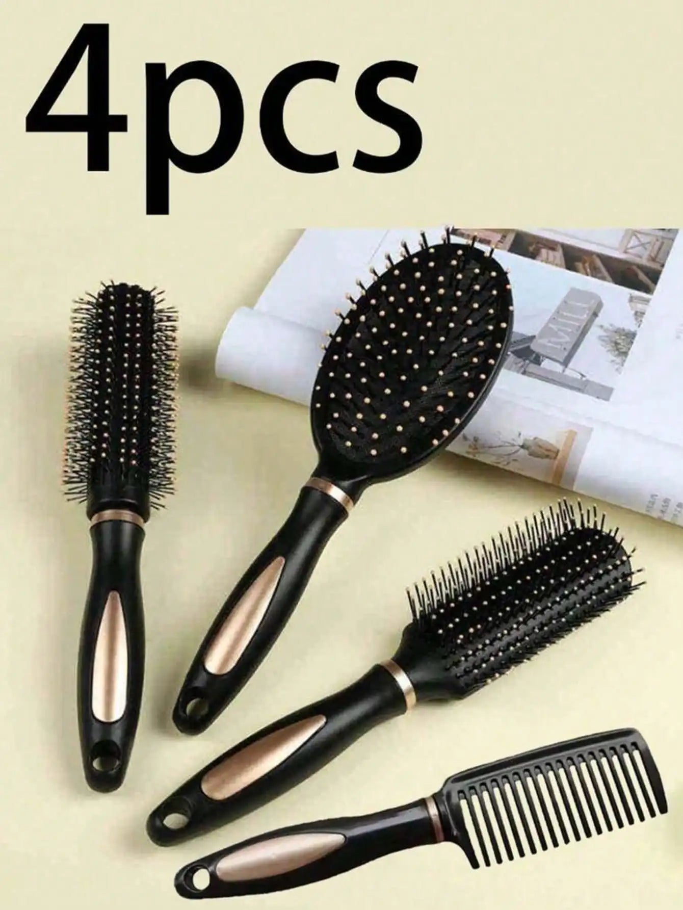 Professional Salon Straight Smooth Paddle Hair Brush Large Hairdressing All Hair Type Hairbrush Styling Comb for Women Men