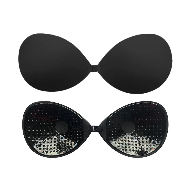 Invisible Breathable Thickened Strapless Chest Stickers Lift Up Nude Bra Self Adhesive Silicone Pads Sexy Breast Nipple Covers