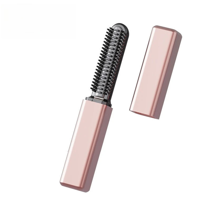 Bangs Comb Mini Straight Hair Comb Wireless Charging Portable Curling Iron Portable Styling Electric Comb Does Not Hurt Hair