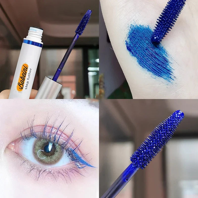 4 Colors Thick Mascara Curling Lengthening Eyelash Waterproof Long-lasting No Smudge Berry Brown Fast Dry Mascara Eyes Makeup