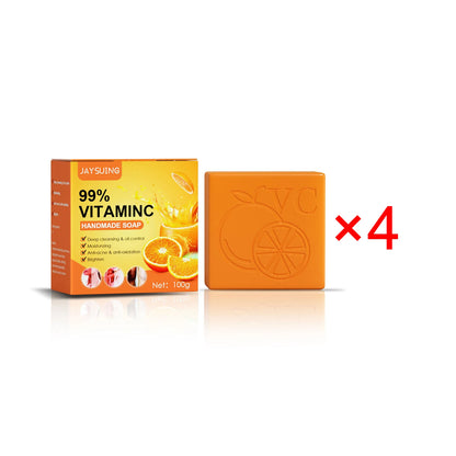 Whitening Soap Bar Cleanser Face & Body Acne-prone Skin Deep Cleansing Oil Control Moisturizing Brighten Vitamin C Handmade Soap