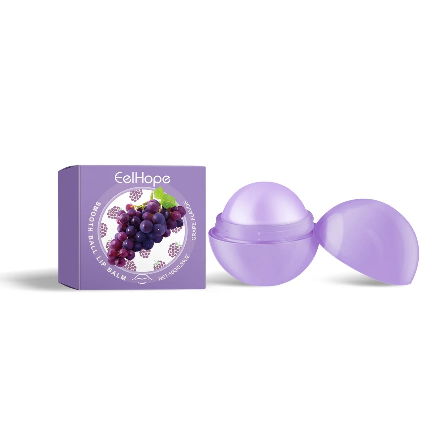 Eelhope 10g Fruit Moisturizing Lip Balm Hydrating Overnight Lasting Lip Plumper Reduce Lip Lines Repair Cracking Lips Care Balm