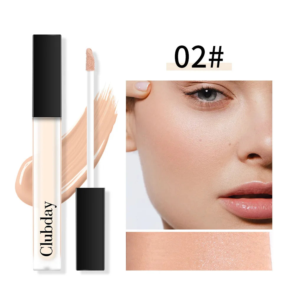 Liquid Concealer - Lightweight Eye Coverage for Dark Circles & Tattoos, Waterproof Buildable Formula, Single Shade Tube Makeup