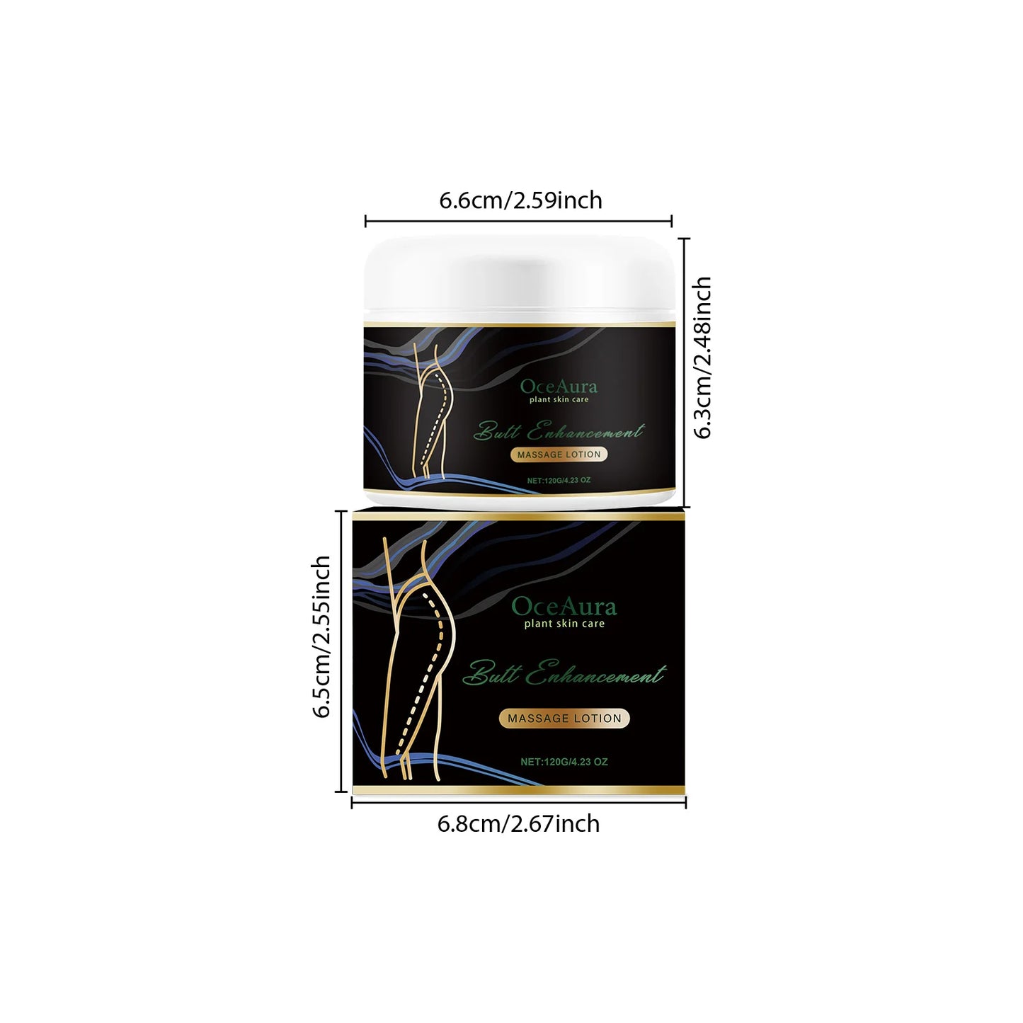 Oceaura Butt Skin Care Cream Nourishing Enhance Skin Elasticity Moisturizing Reduce Sagging Tightening Butt Lifting Cream