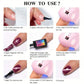 VOKY 7ML Crystal Stone Cat Eye Gel Nail Polish UV/LED Shiny Wide Cat Eye Gel, Classic Holographic Glitter Milky Way Color UV Gel