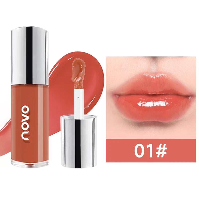 Mirror Glossy Lip Gloss Moisturizing And Long-Lasting Non-Stick Cup Lipstick, Rich Color, Blush, Brightening And Plumping,