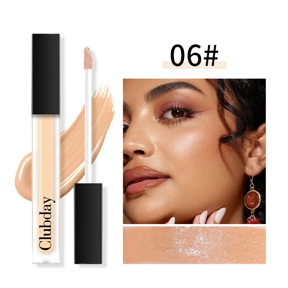 Liquid Concealer - Lightweight Eye Coverage for Dark Circles & Tattoos, Waterproof Buildable Formula, Single Shade Tube Makeup