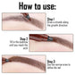 EELHOE Multi Color 4 Forks Eyebrow Pen Natural Plumping Eyebrow Waterproof Sweatproof Lasting Makeup Volumizing Eyebrow Pen