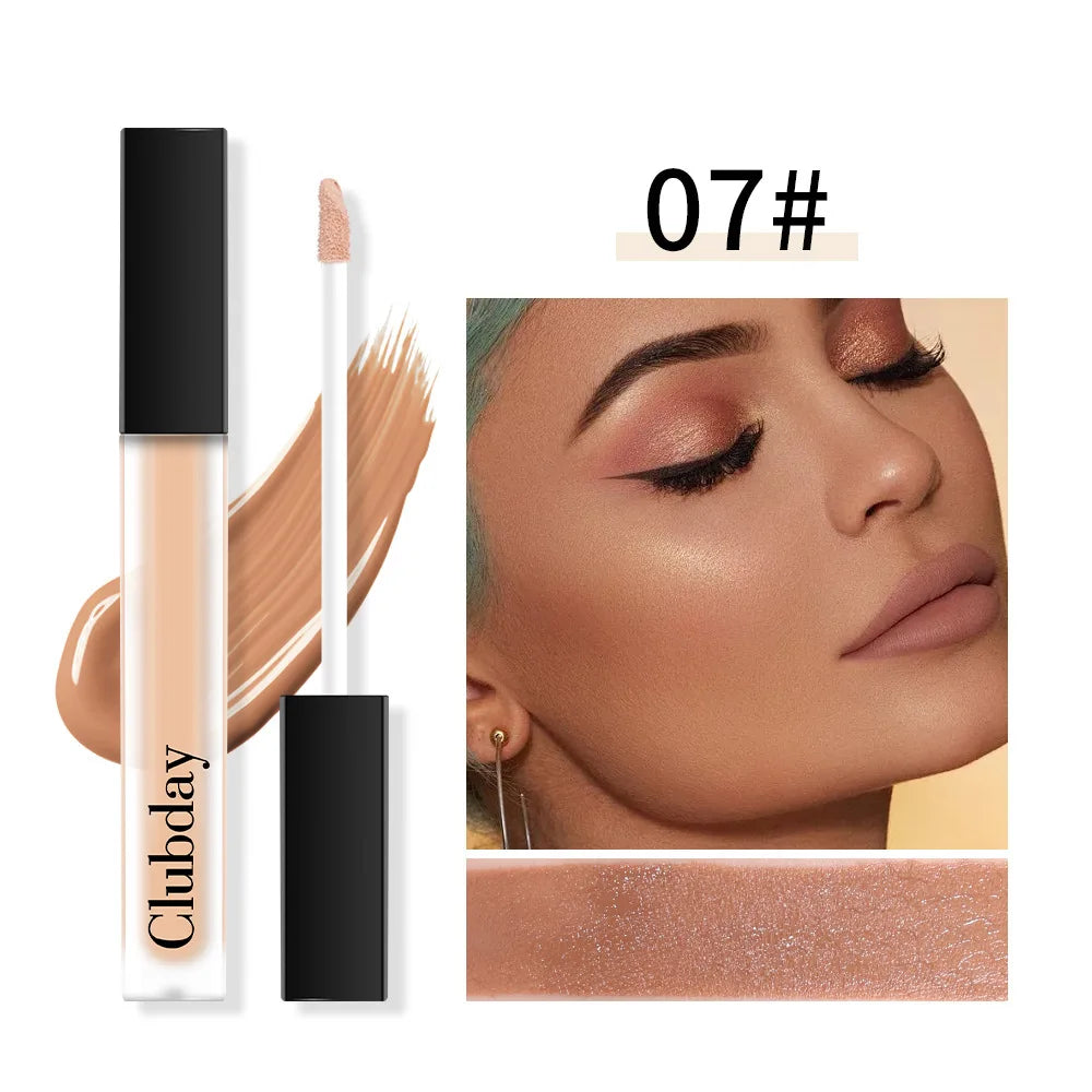 Liquid Concealer - Lightweight Eye Coverage for Dark Circles & Tattoos, Waterproof Buildable Formula, Single Shade Tube Makeup