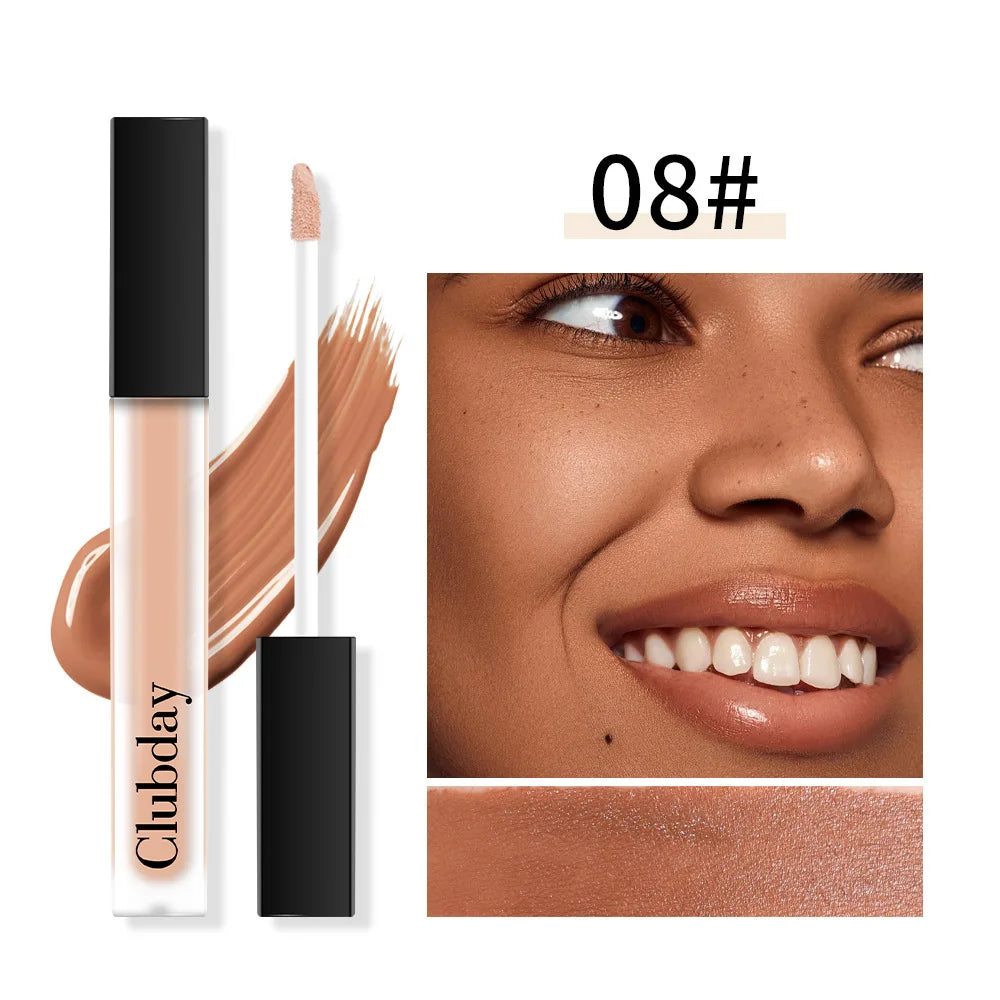 Liquid Concealer - Lightweight Eye Coverage for Dark Circles & Tattoos, Waterproof Buildable Formula, Single Shade Tube Makeup