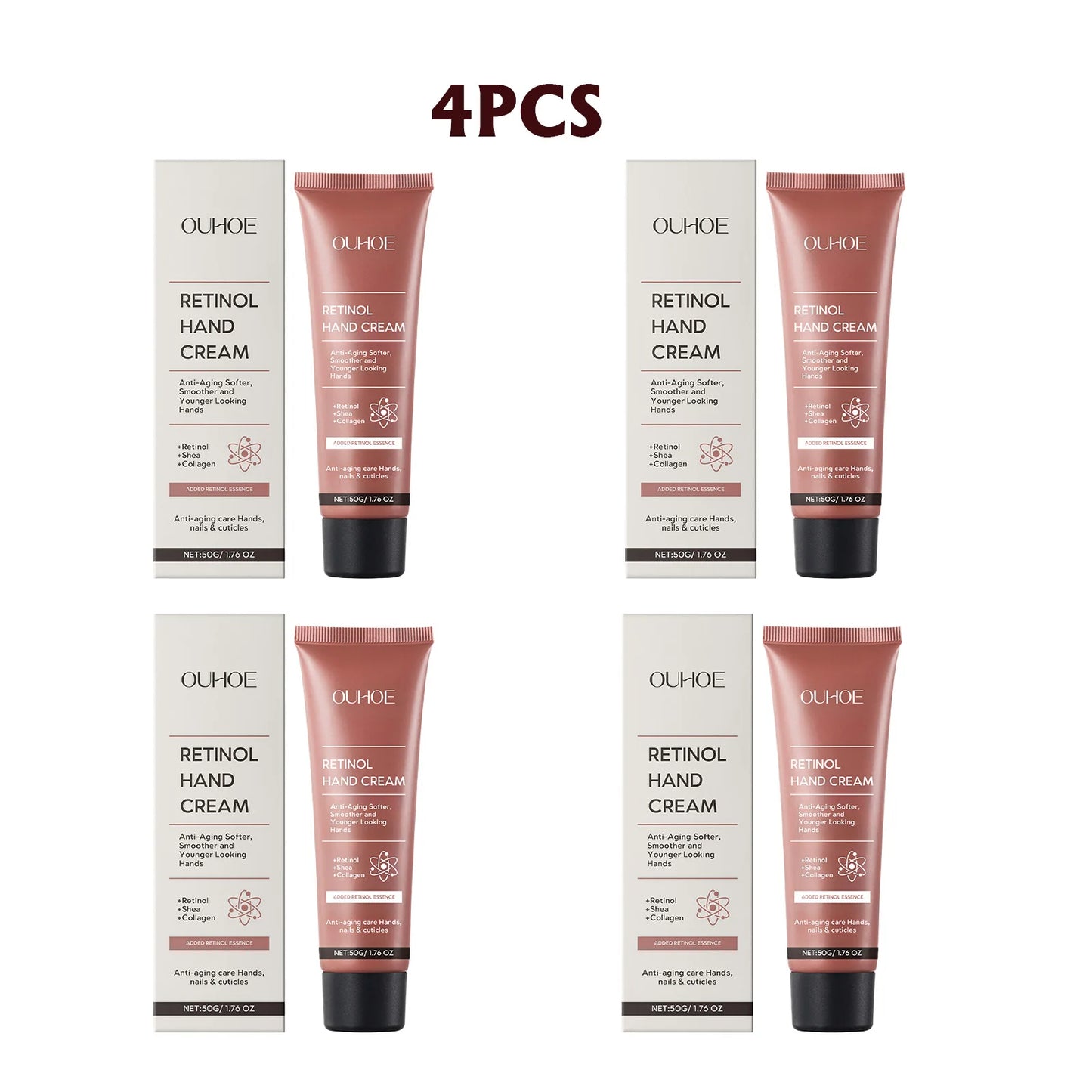 Moisturizing Hand Cream With Retinol Shea Butter Anti Aging For Fine Lines Nourishing Non Greasy Improve Dry Cracked Hands Daily