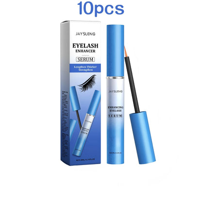 Jaysuing 4ml Eyelash Growth Serum Natural Boost Thicken Curly Eyelashes Eyebrow Lengthening Fuller Makeup Lash Enhancing Serum