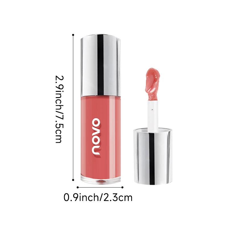 Mirror Glossy Lip Gloss Moisturizing And Long-Lasting Non-Stick Cup Lipstick, Rich Color, Blush, Brightening And Plumping,
