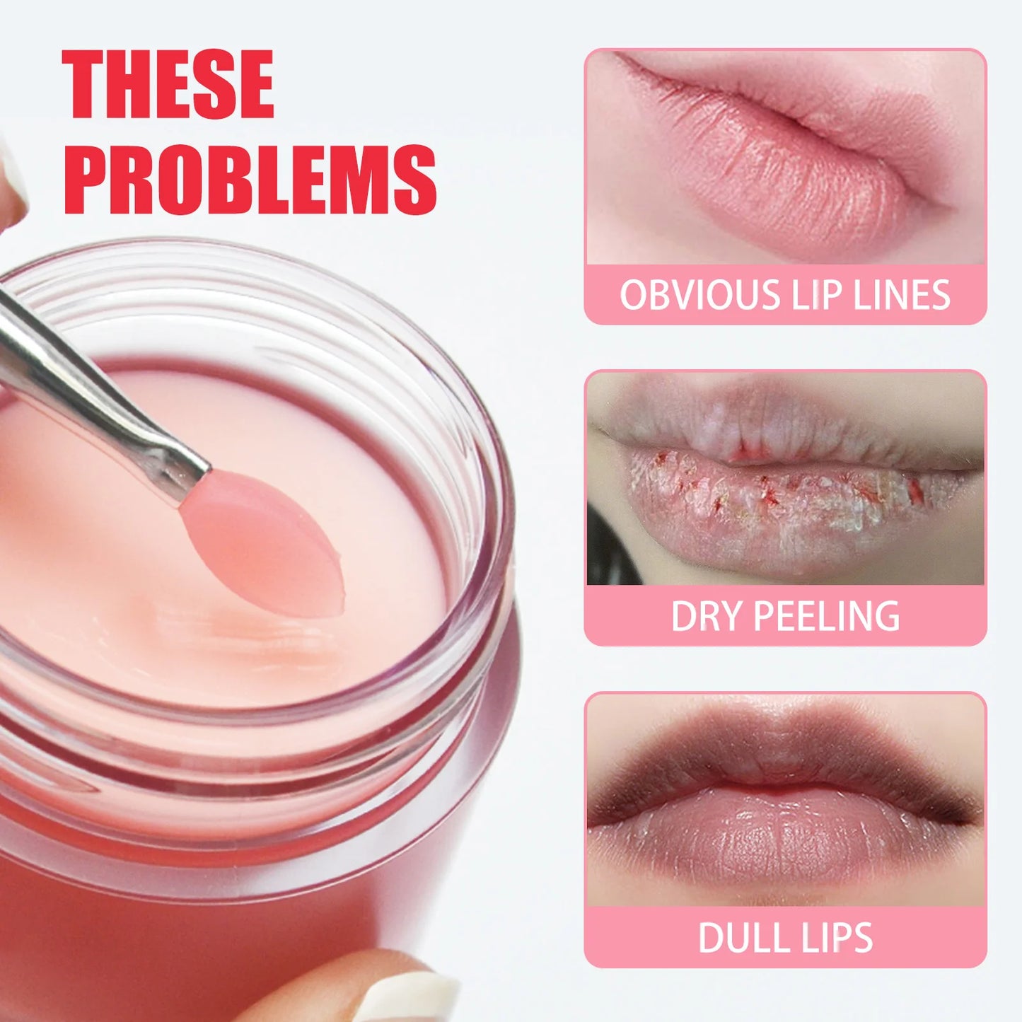 West Month 20g Berry Lip Sleeping Mask Reduce Lip Wrinkle Skin Care Moisturizing Nourishing Glowing Night Lip Maintainence Balm