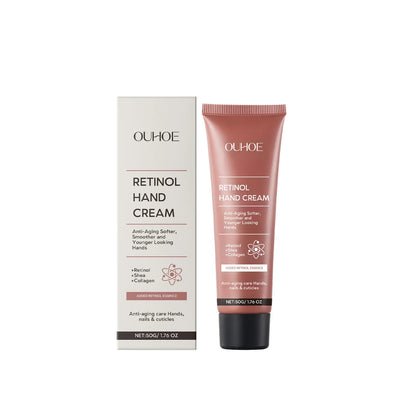 Moisturizing Hand Cream With Retinol Shea Butter Anti Aging For Fine Lines Nourishing Non Greasy Improve Dry Cracked Hands Daily