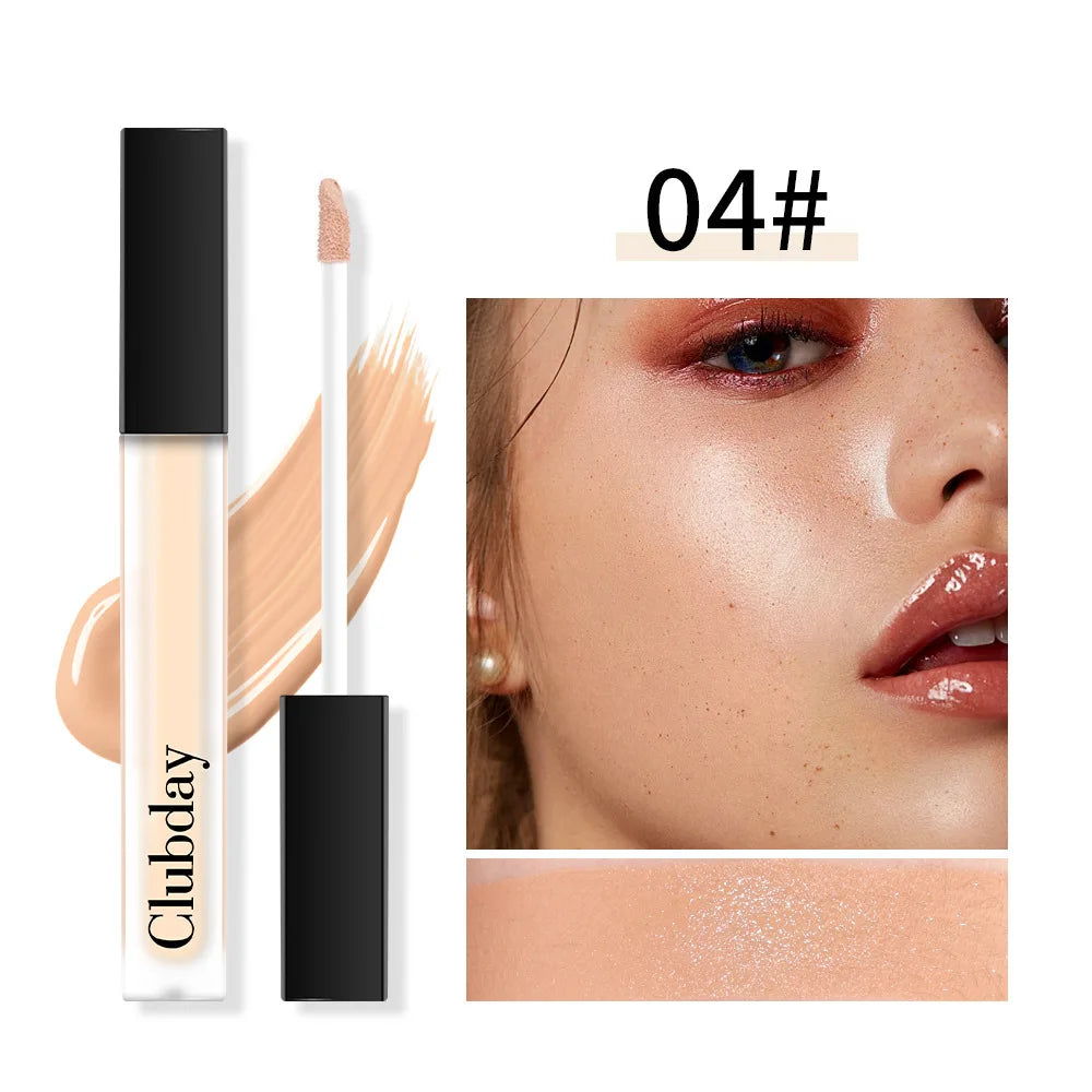 Liquid Concealer - Lightweight Eye Coverage for Dark Circles & Tattoos, Waterproof Buildable Formula, Single Shade Tube Makeup