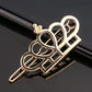 New Fashion Metal Love Heart Hair Clip Elegant Pearl Round Barrette for Women Girls Sweet Hairpins Barrettes Hair Accessories