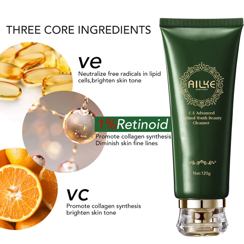 AILKE Retinol Brightening Face Cream, Anti-Wrinkles, Remove Stains, Firming, Whitening Skin, Moisturizing Facial Cream Set