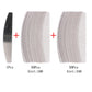 100Pcs Replacement  SandPaper Nail File With Metal Handle Removable  Buffer 100/180 Double-sided Strips Manicure Nail Art Files